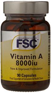 FSC Vitamin A 7500 IU - 90 Capsules