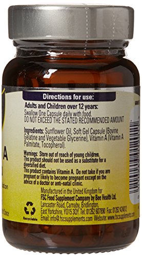 FSC Vitamin A 7500 IU - 90 Capsules