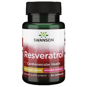 Swanson Resveratrol 250 mg, 30 Capsules