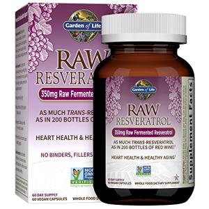 Garden of Life Heart Resveratrol Supplement, 350mg