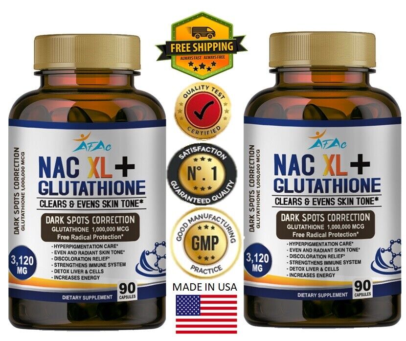 Glutathione Skin Brightening Capsules for Anti-Aging