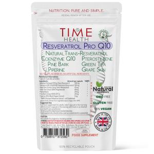 Trans Resveratrol Antioxidant Capsules with CoQ10