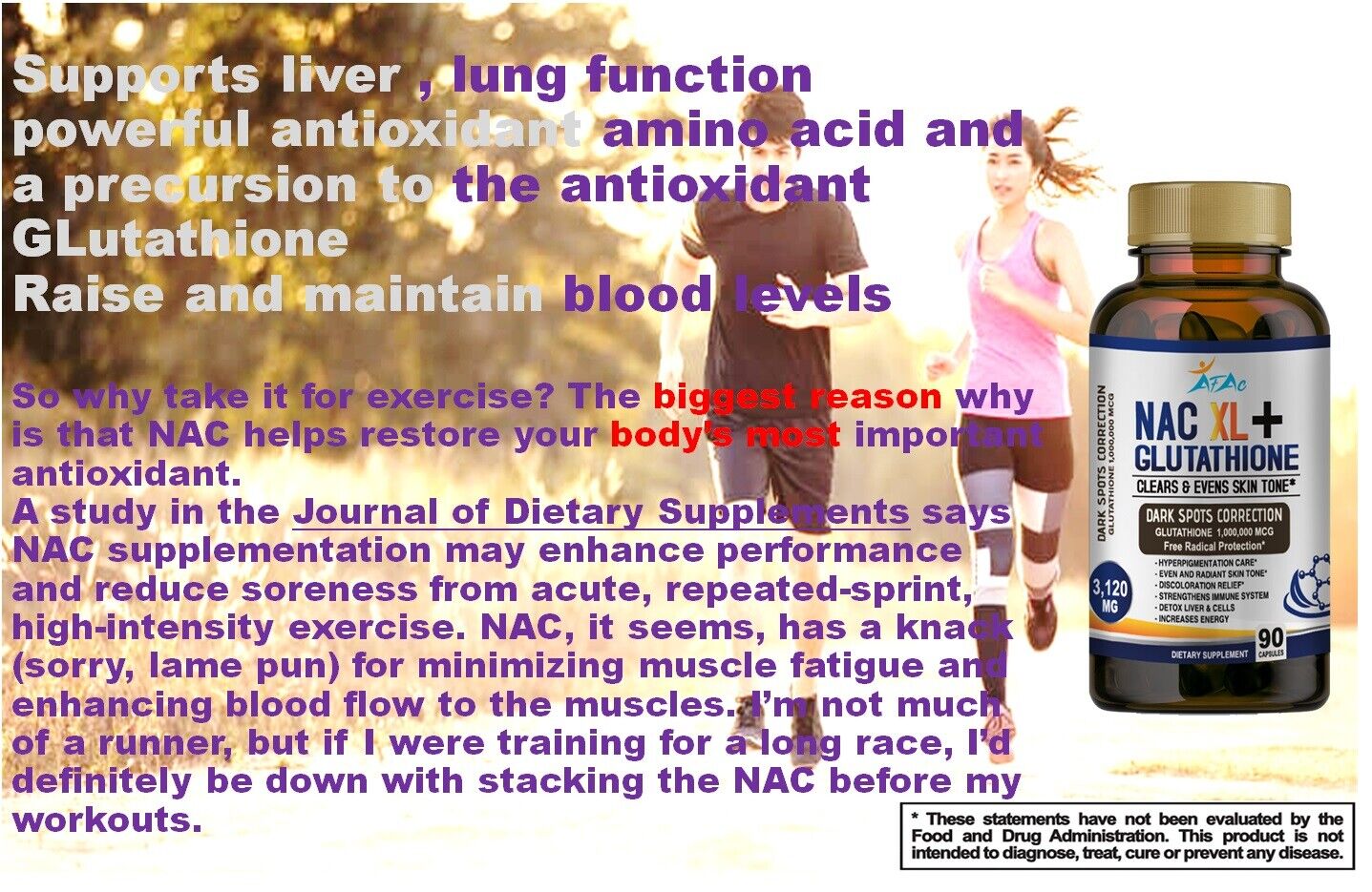 Glutathione Skin Brightening Capsules for Anti-Aging