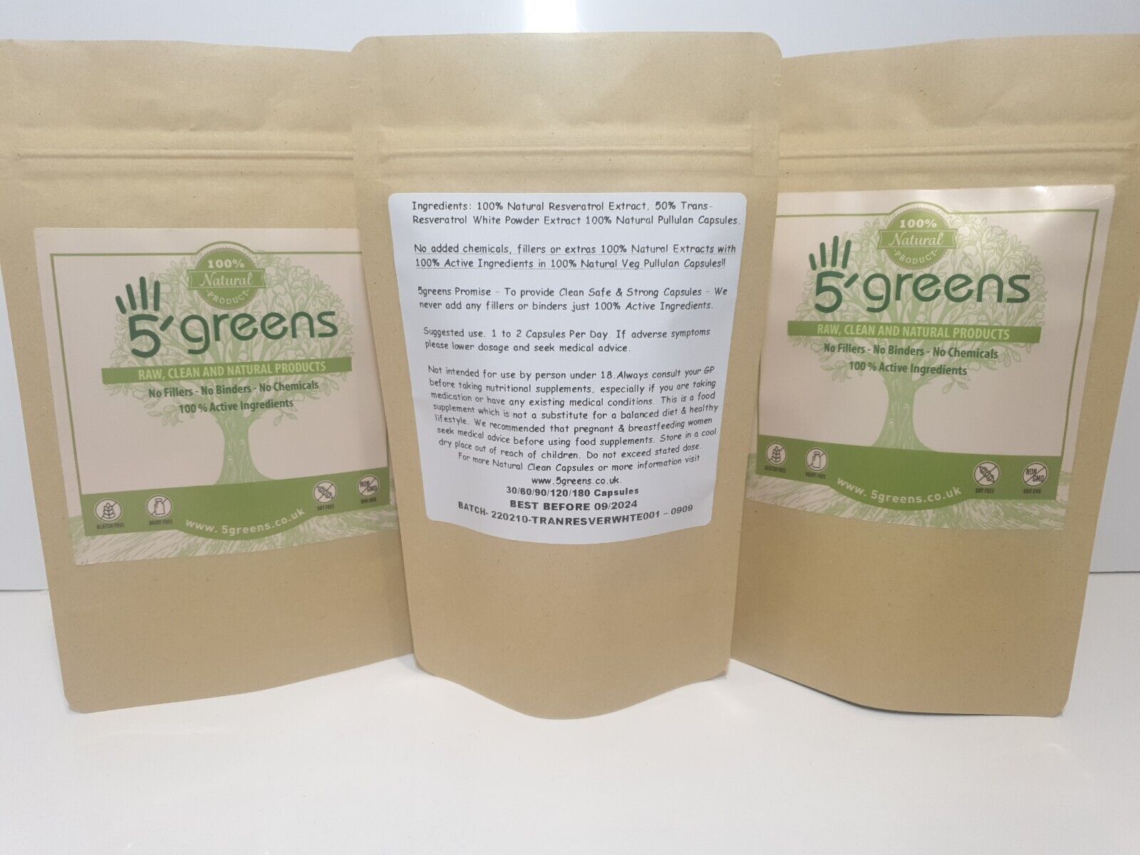 Resveratrol Extract 500mg Veg Capsules