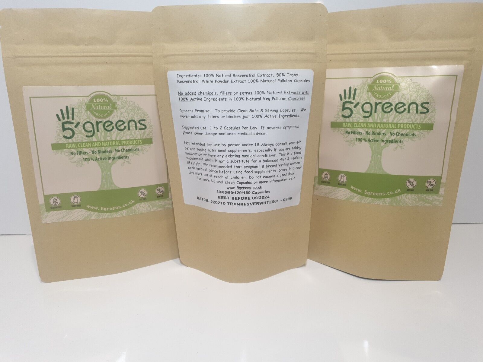 Resveratrol Extract 500mg Veg Capsules