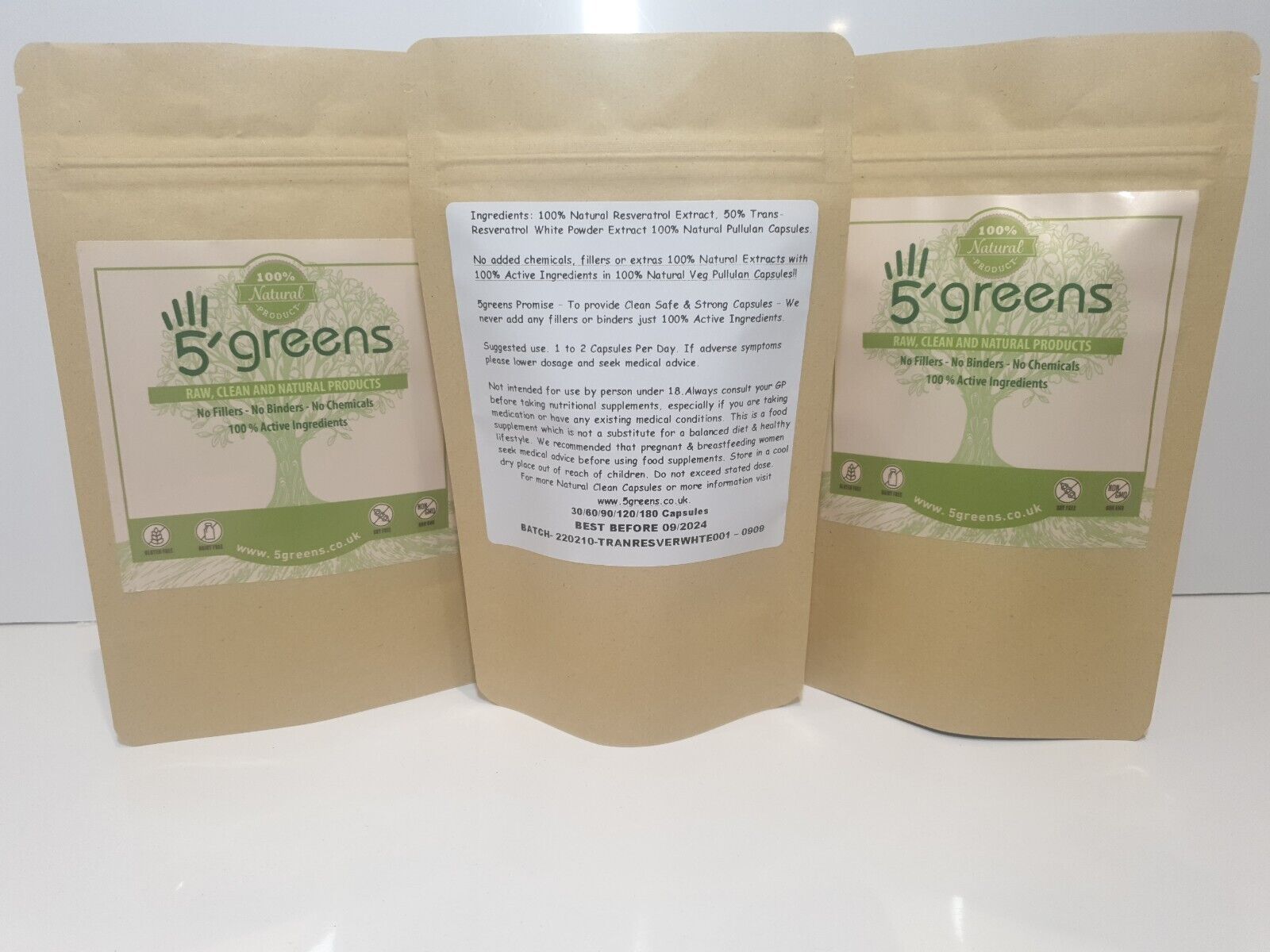 Resveratrol Extract 500mg Veg Capsules