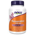 Now Foods Natural Resveratrol 200 mg Veg Capsules