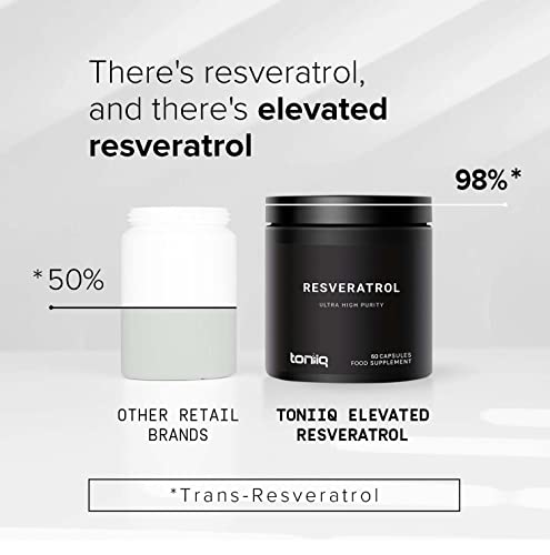 Pure Trans-Resveratrol 98% Capsules - 60 Count