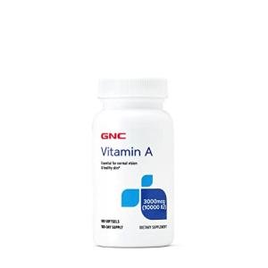 GNC Gluten-Free Vitamin A 3000mcg 180 Softgels