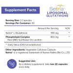 Liposomal Glutathione 700mg Supplement by Nutriflair