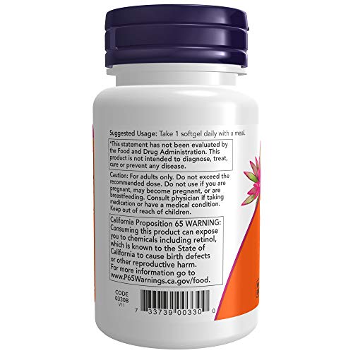 Now Foods Vitamin A 10,000 IU Softgels
