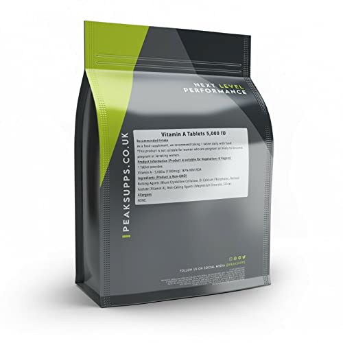 Vitamin A 5000 IU Tablets - 90 Count