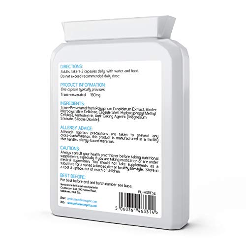 High Strength Ultra-Resveratrol 150mg, 90 Capsules