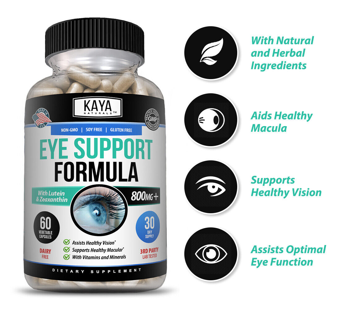 Kaya Naturals Eye Health Supplement with Lutein & Zeaxanthin