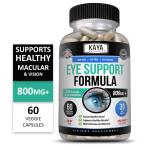 Kaya Naturals Eye Health Supplement with Lutein & Zeaxanthin