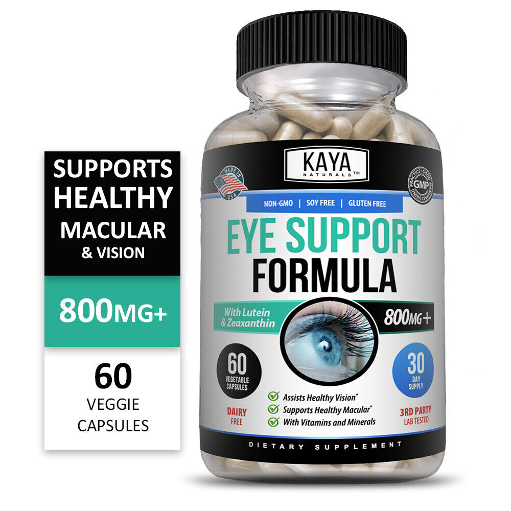 Kaya Naturals Eye Health Supplement with Lutein & Zeaxanthin