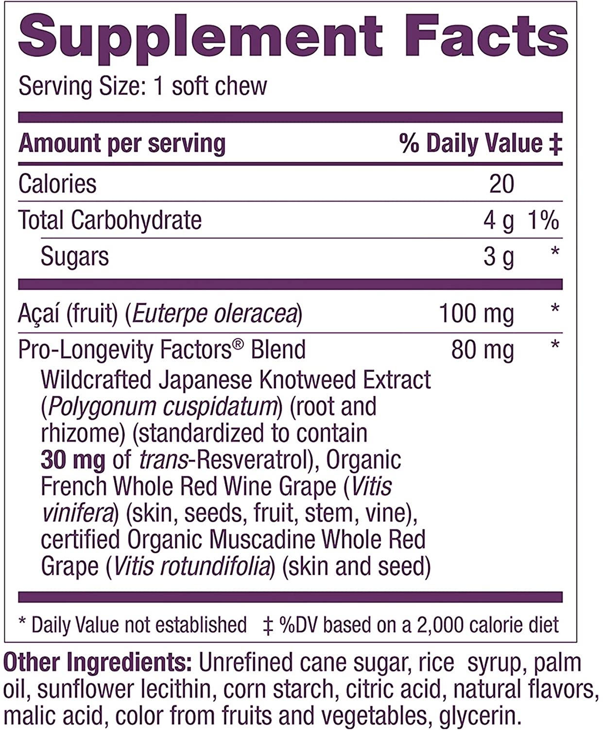 Max Strength Resveratrol Gummies - 1000mg Antioxidant Support