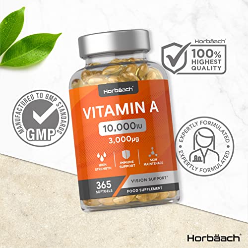 High-Dose Vitamin A 10000 IU - 365 Softgels