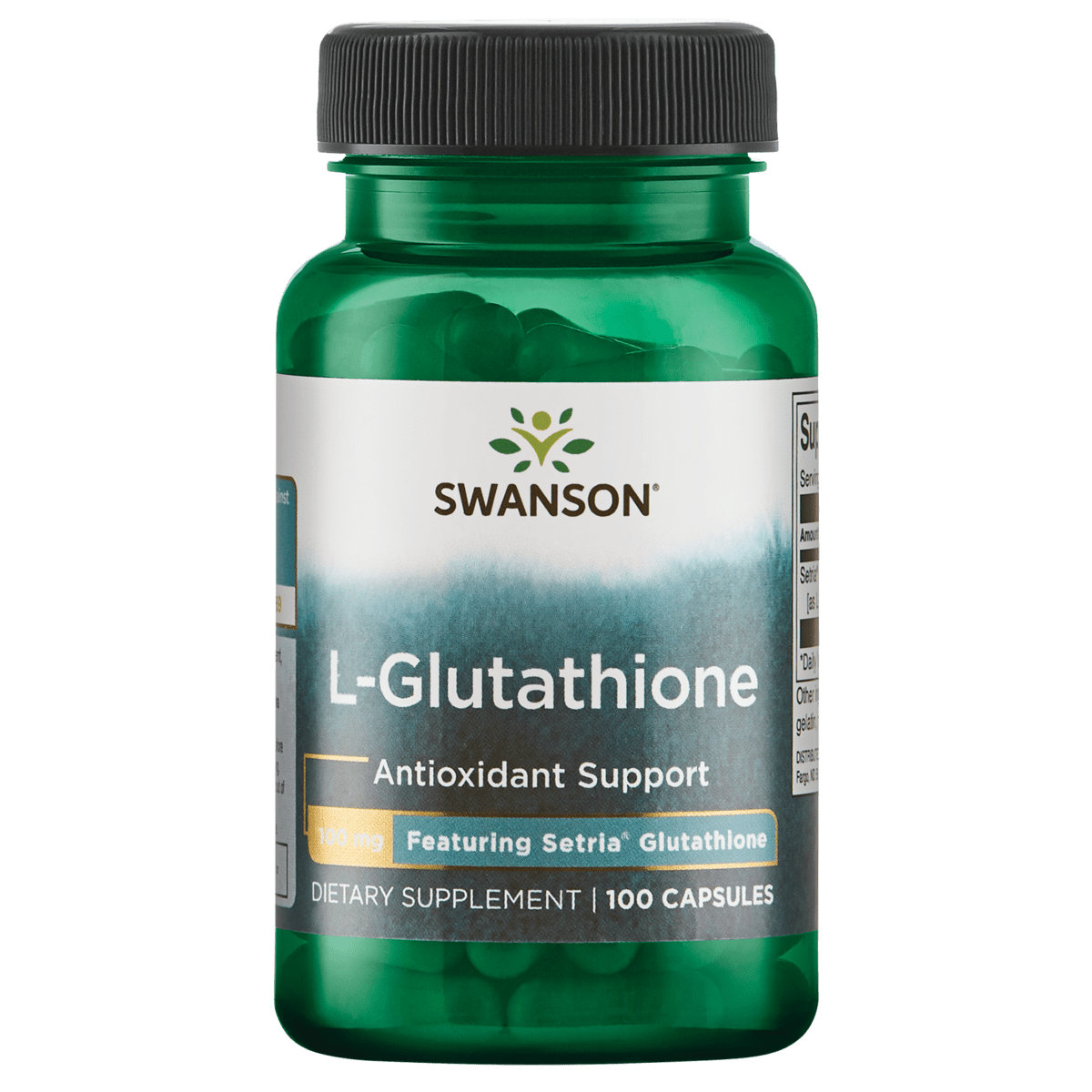 Swanson L-Glutathione with Setria, 100mg, 100 Capsules