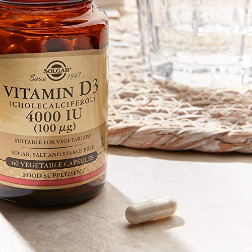 Solgar Vitamin D3 4000IU - 60 Veggie Caps