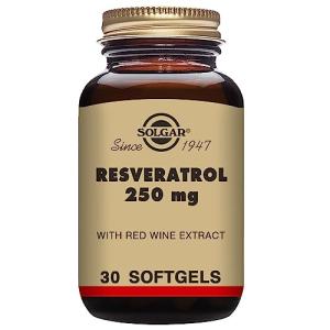 Resveratrol Red Wine Extract Softgels 250 mg