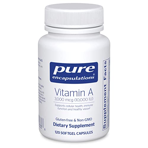 Pure Encapsulations Vitamin A 10,000 IU Softgels