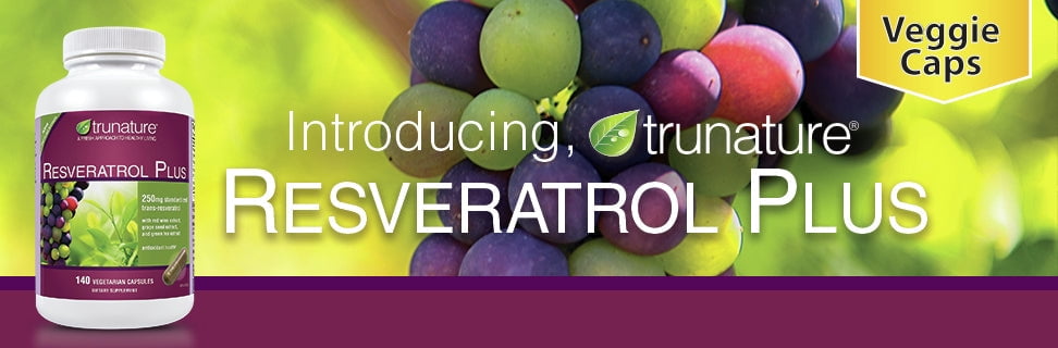 TruNature Resveratrol Plus, 140 Veggie Capsules