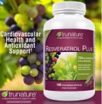 TruNature Resveratrol Plus, 140 Veggie Capsules