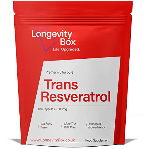 Pure Trans Resveratrol 1000mg - 60 Capsules