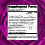 Reserveage Resveratrol 500 mg Antioxidant Supplement