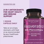 Reserveage Resveratrol 500 mg Antioxidant Supplement