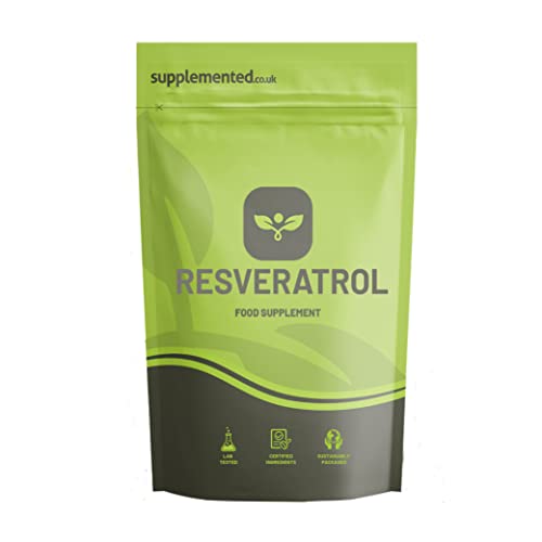 Premium Resveratrol 1000mg - 180 Vegan Tablets