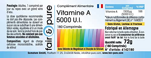 Fair & Pure Vitamin A 5000 IU - 180 Tablets