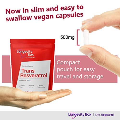 Pure Trans Resveratrol 1000mg - 60 Capsules