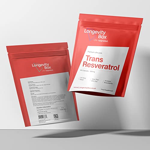 Pure Trans Resveratrol 1000mg - 60 Capsules