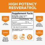 Resveratrol 1800mg - Extra Strength Antioxidant Supplement
