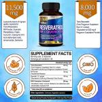 VEGATOT 10 in 1 Resveratrol with Quercetin 90 Count