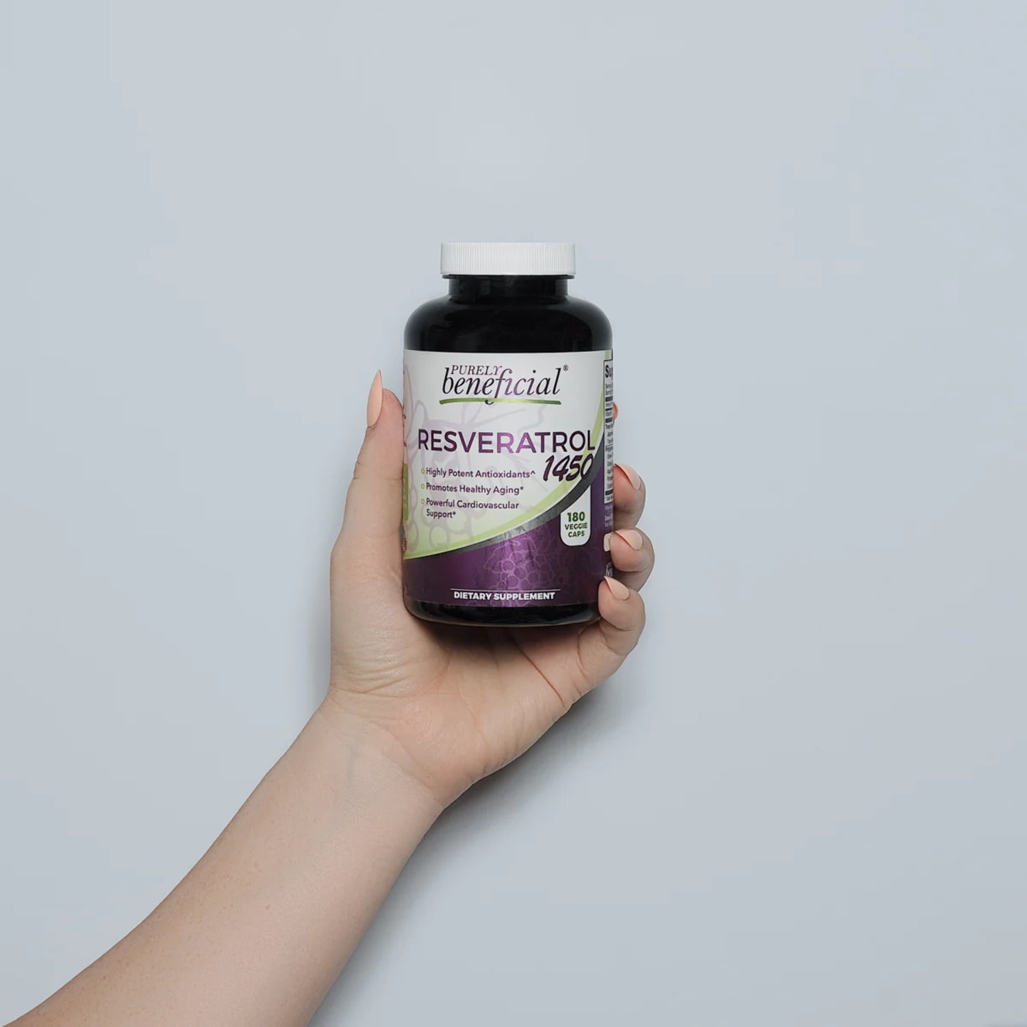 Resveratrol Supplement 1450mg for Anti-Aging Support