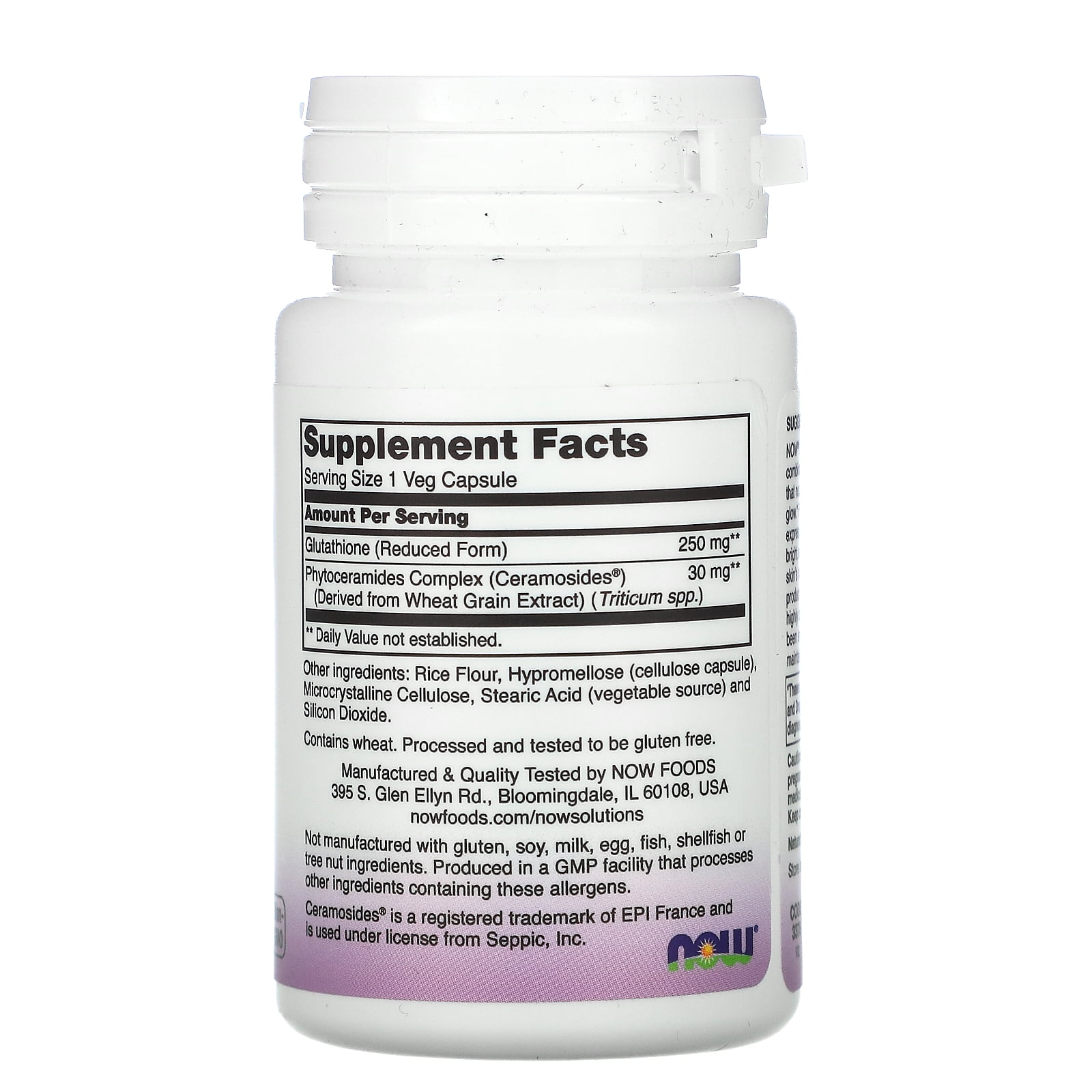 Glutathione Skin Brightener, 30 Veg Capsules