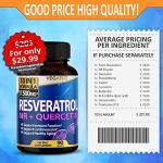 VEGATOT 10 in 1 Resveratrol with Quercetin 90 Count