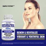 Max Strength Resveratrol 3000mg with Black Pepper