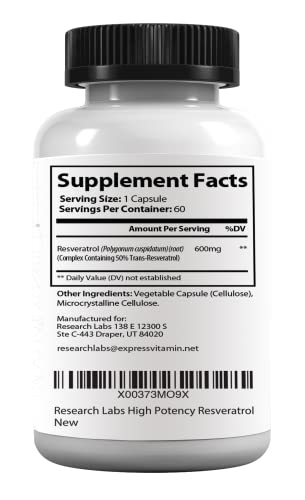 High Potency Micronized Resveratrol for Heart Health