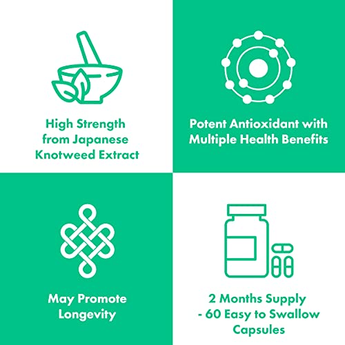 High Strength Trans-Resveratrol 500mg Capsules