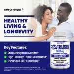 Max Strength Resveratrol 3000mg with Black Pepper
