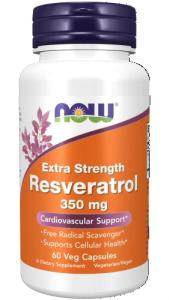 NOW Foods Resveratrol Extra Strength 350 mg Capsules