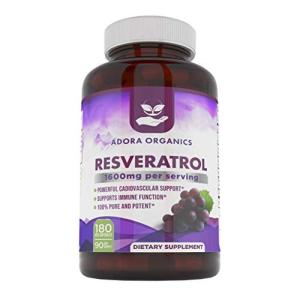 Adora Organics Resveratrol 1600mg for Healthy Aging