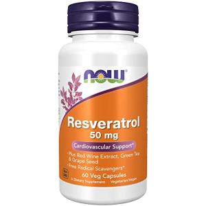NOW Natural Resveratrol with Red Wine & Green Tea