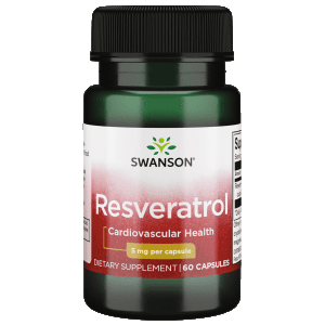 Swanson Resveratrol Extract 5 mg 60 Capsules