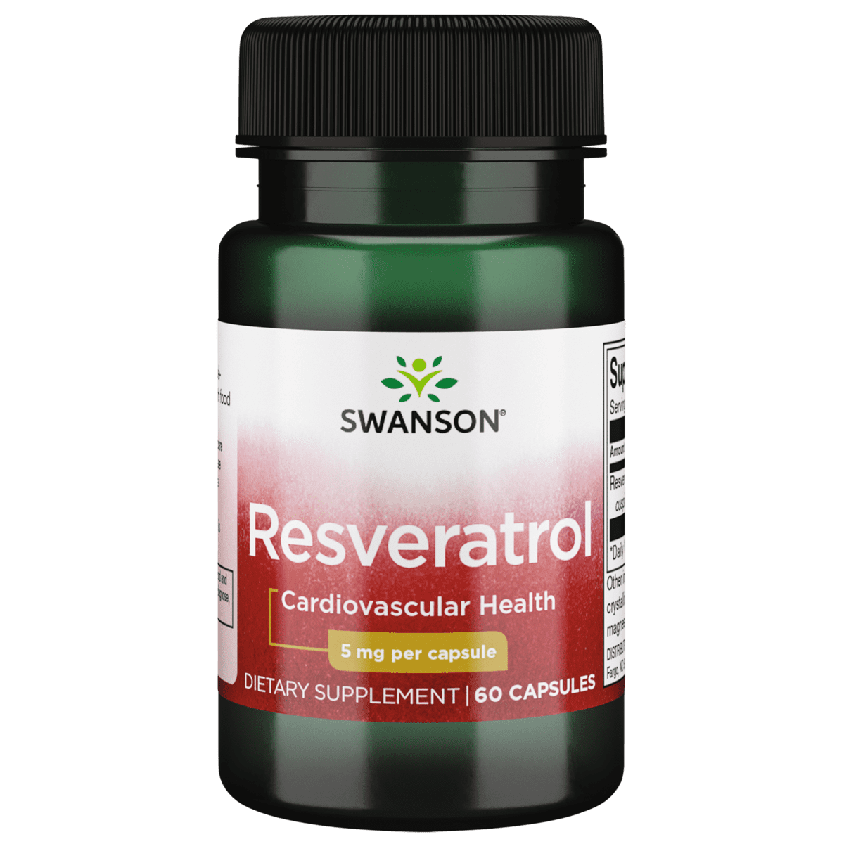 Swanson Resveratrol Extract 5 mg 60 Capsules
