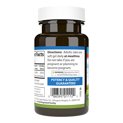 Vitamin A 10,000 IU for Vision Health, 250 Softgels